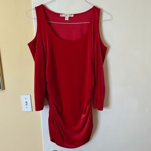 BOSTON PROPER top - size M - cold shoulder - EUC